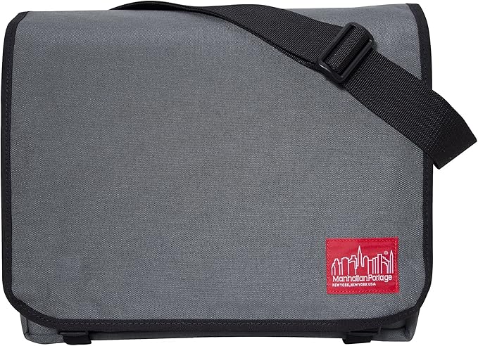 Manhattan Portage Deluxe Computer Bag (LG) with Adjustable Strap Water Resistant 1000D Cordura for Work College Travel